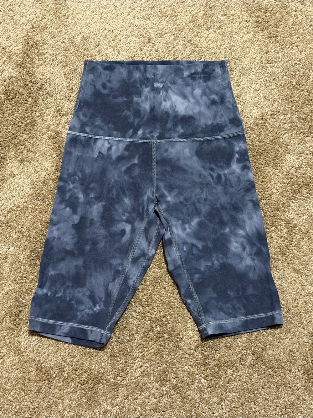 lululemon athletica High-Rise Tie-Dye Bike Shorts - Gray